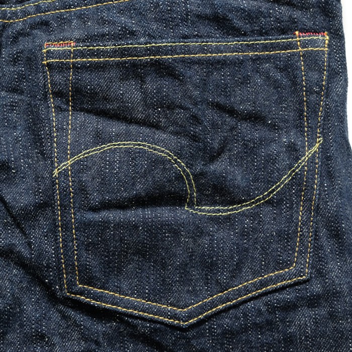 鬼デニム（ONI DENIM） タイトテーパード グリーンキャスト 『鬼斑撚