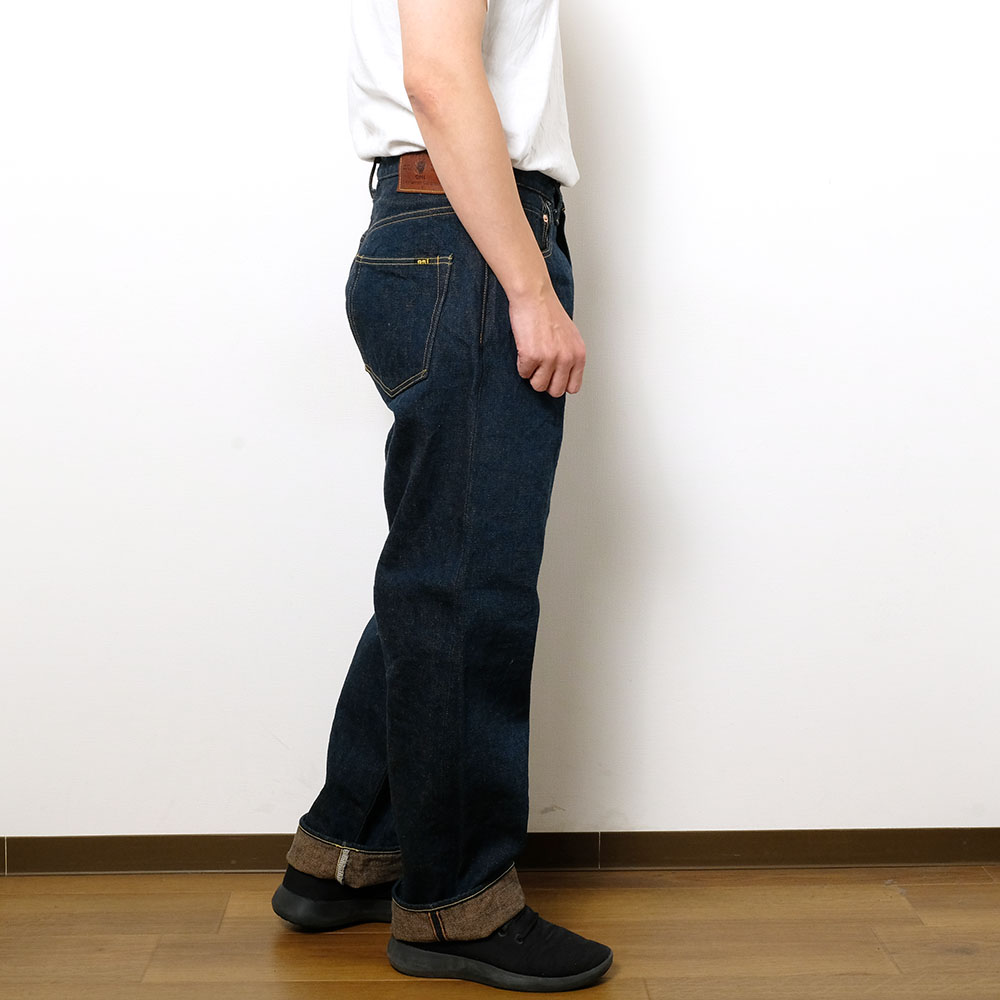 鬼デニム ONI DENIM ONI-822ZR-LBR20oz 鬼シークレットデニム - 緯糸
