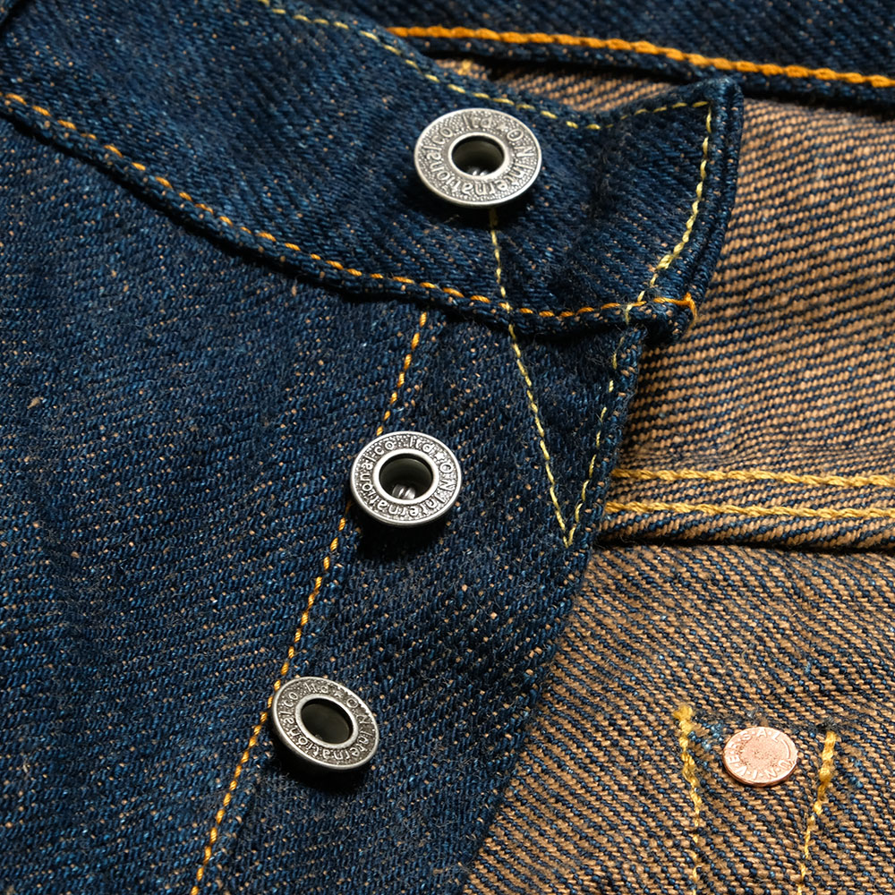鬼デニム ONI DENIM ONI-822ZR-LBR20oz 鬼シークレットデニム - 緯糸