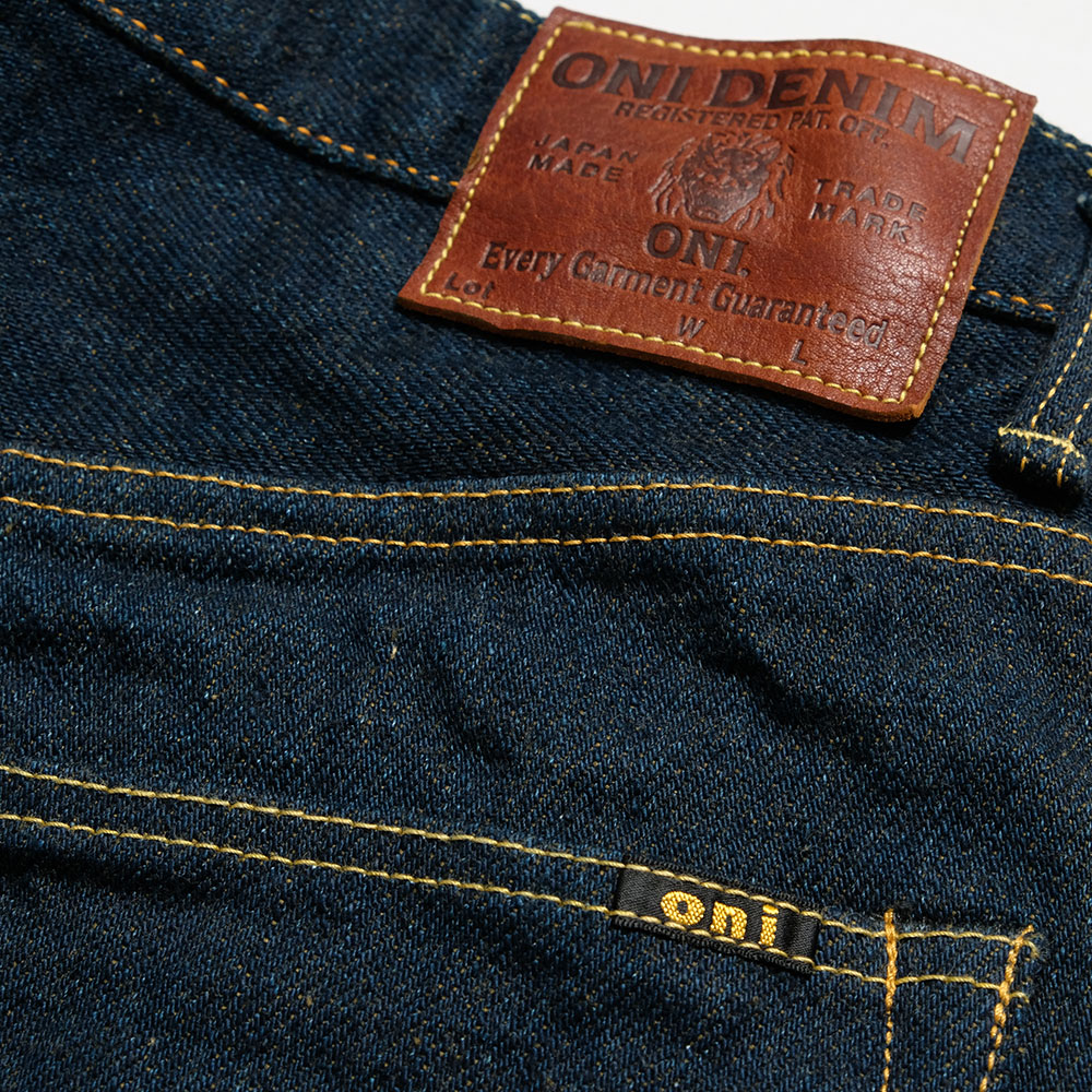 鬼デニム ONI DENIM ONI-822ZR-OLV 20oz 鬼シークレットデニム - 緯糸