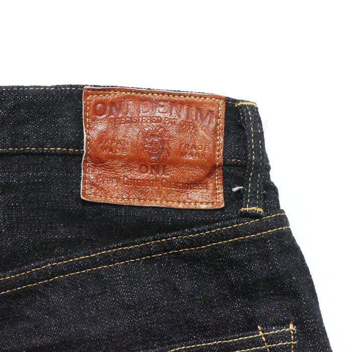 鬼デニム（ONI DENIM） ハイライズ リラックステーパード 16oz 