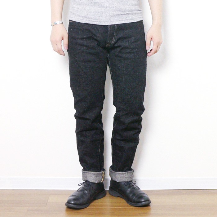 鬼デニム（ONI DENIM） ハイライズ リラックステーパード 16oz 