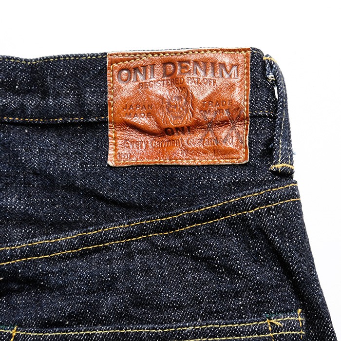 鬼デニム（ONI DENIM） ハイライズ リラックステーパード 16.5oz