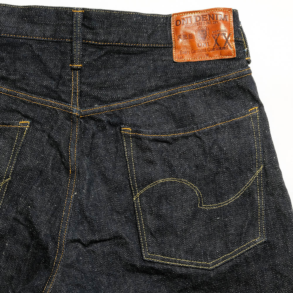 鬼デニム（ONI DENIM） ハイライズ リラックステーパード 17oz