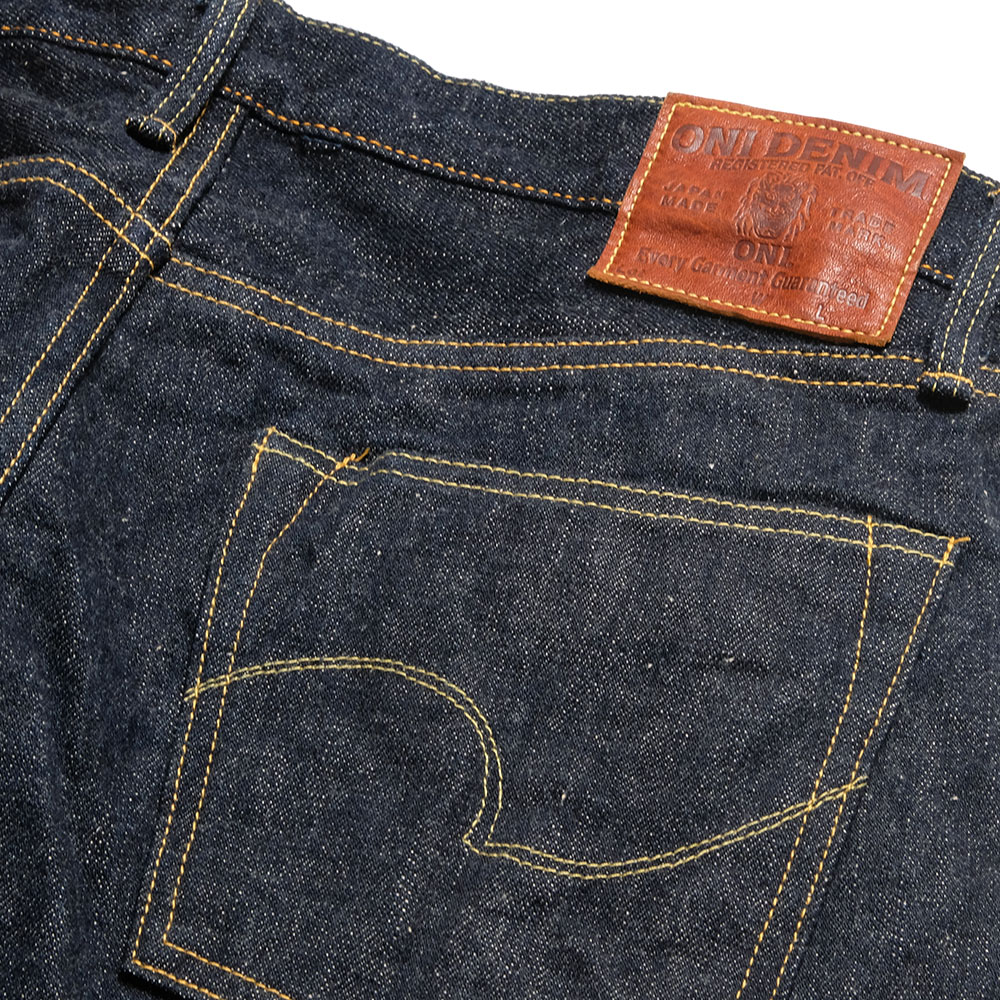 鬼デニム ONI DENIM 16.5oz 本藍 ロープ染色デニム ONI525 メンズ