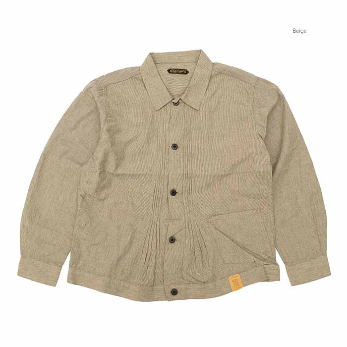 半額　　ORGUEIL 長袖シャツ M ストライプオルゲイユ ORGUEIL（オルゲイユ） ORGUEIL OR-4292 ストライプ ブラウス