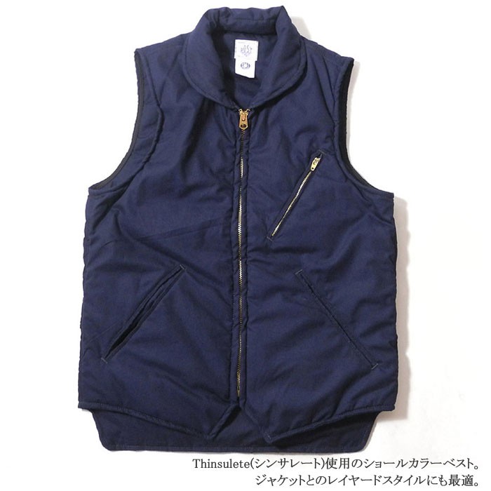 【別注】POST OVERALLS / Cruzer Vest POST O'ALLS 【ポストオーバーオールズ】Cruzer Vest