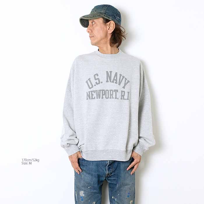 REMI RELIEF レミレリーフ　半袖スウェット　トレーナー　インディゴ　M 別注】REMI RELIEF / Cut Off Short Sleeve Sweat Indigo