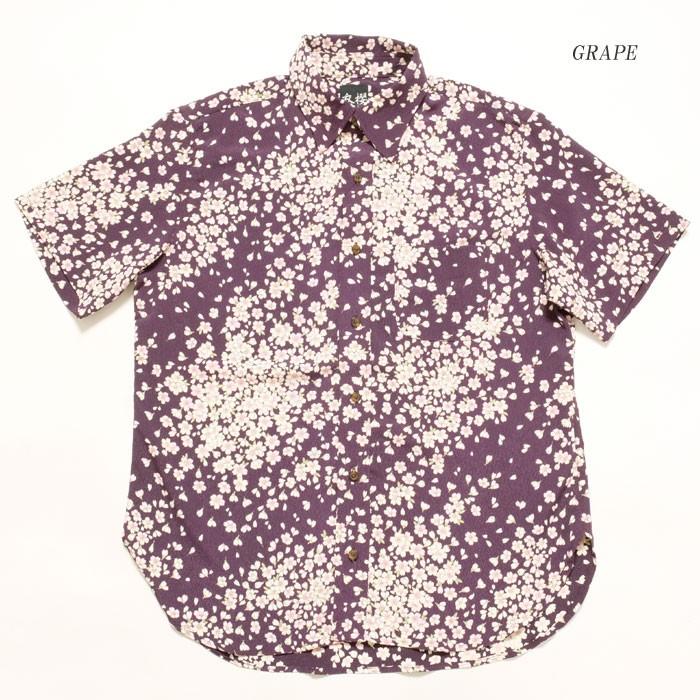 衣櫻（ころもざくら）　Lot.SA-1281　縮緬素材　半袖レギュラーシャツ　"SAKURA FUBUKI SPECIAL"　SA1281｜hinoya-ameyoko｜02