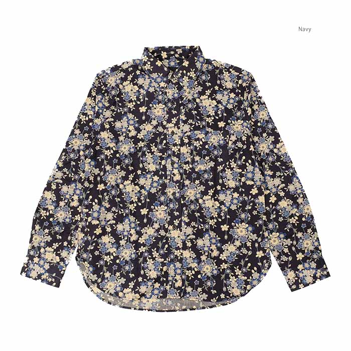 春たん 衣櫻 ころもざくら SA1744 シーチング素材 長袖レギュラーシャツ