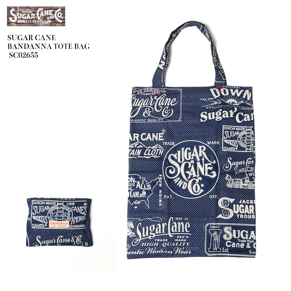 SUGAR CANE （シュガーケーン） バンダナトート バッグ SC02655