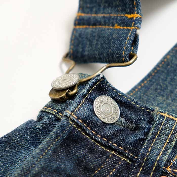 SugarCaneデニム W31 L34 バックポケット刺繍 並行輸入品] Raw Blue ローブルー バックポケット刺繍 デニム