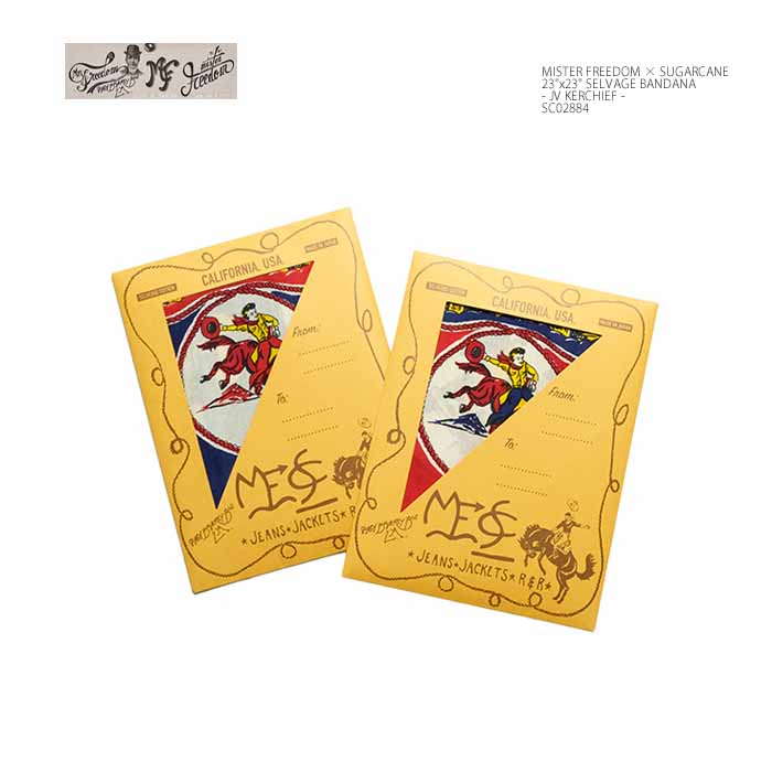 MISTER FREEDOM ミスターフリーダム バンダナ ペイズリー柄 SUGAR CANE MISTER FREEDOM × ミスターフリーダム×シュガーケーン