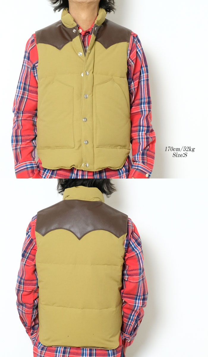 SUGAR CANE CANE (シュガーケーン) ナイロン/コットン レザーヨーク