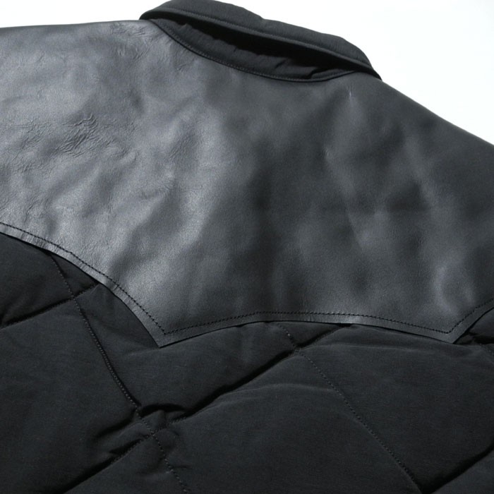 SUGAR CANE（シュガーケーン） N/C LEATHER YOKE DOWN JACKET SC13069