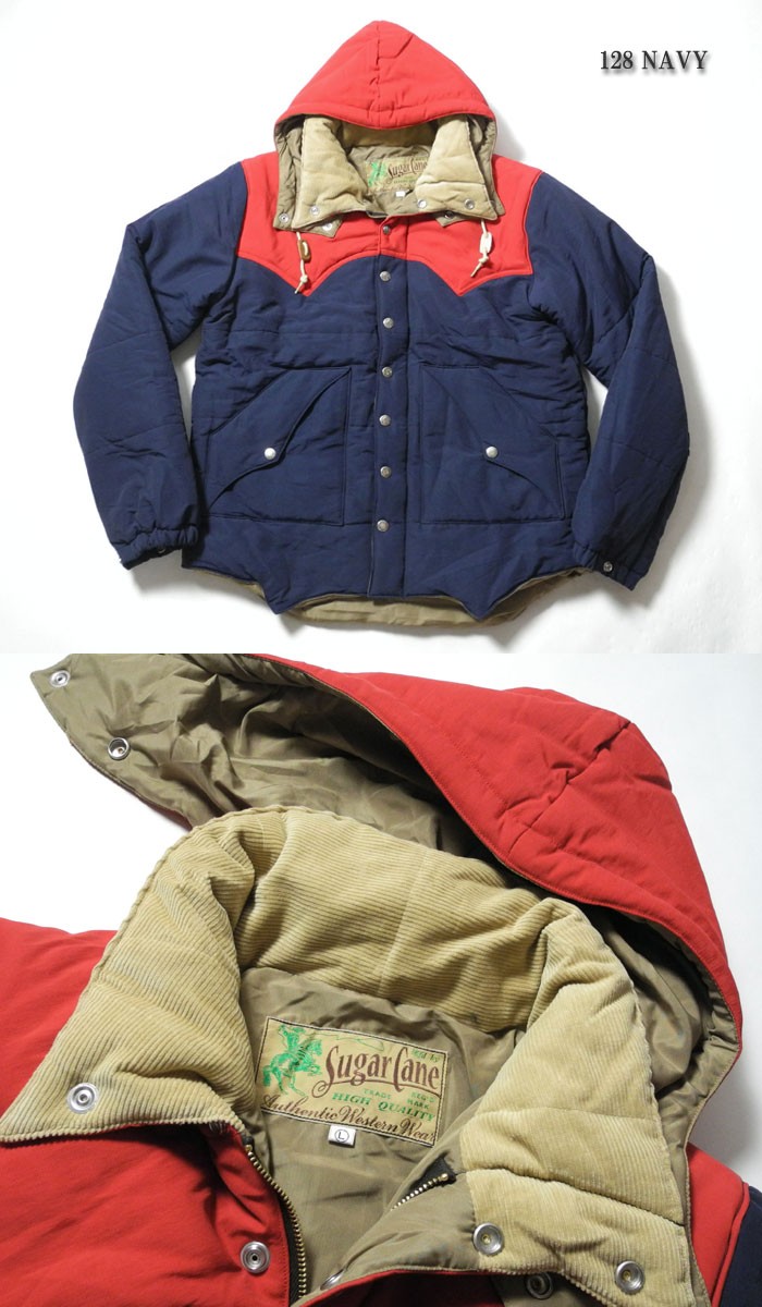 SUGAR CANE（シュガーケーン） N/C PADDING JACKET SC13092 : ヒノヤ