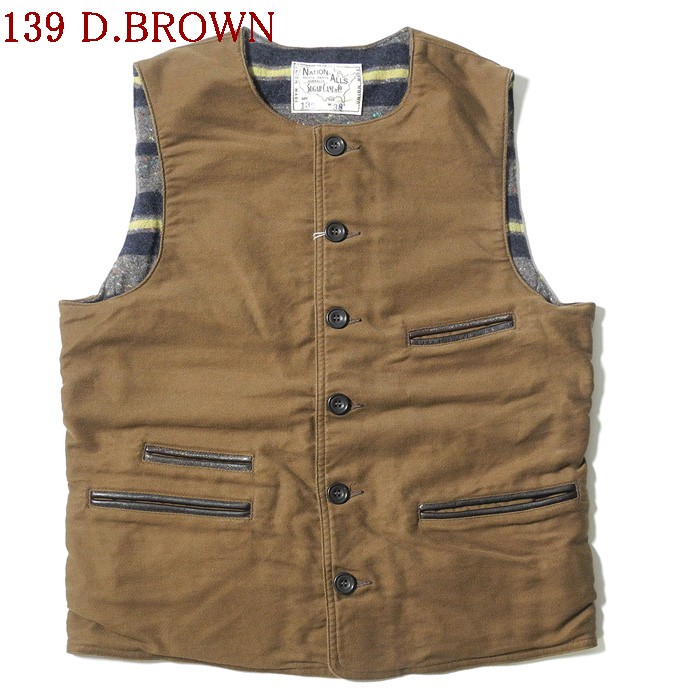 SUGAR CANE シュガーケーン 9oz. MOLESKIN VEST SUGAR CANE SUGARCANE（シュガーケーン） 9oz. MOLESKIN HUNTING