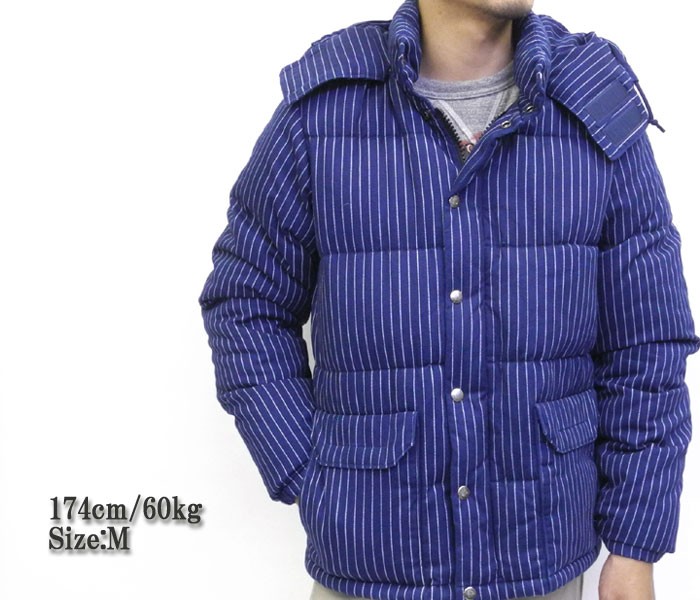 SUGAR CANE CANE シュガーケーン 10oz. DENIM HOODED DOWN JACKET