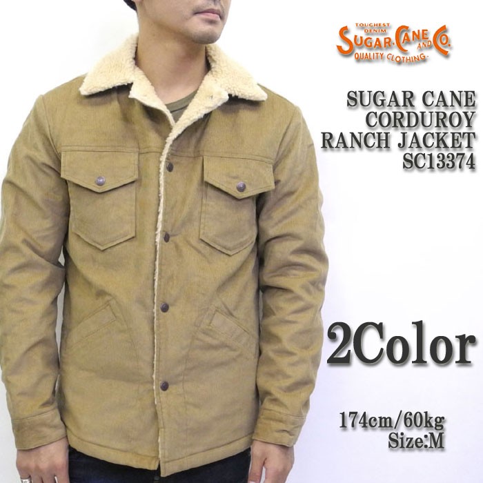 SUGAR CANE SUGARCANE（シュガーケーン） CORDUROY RANCH JACKET