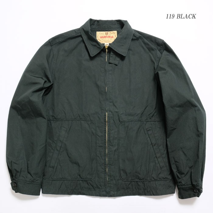 SUGAR CANE コットン スポーツ ジャケット SC15293 黒42 SUGAR CANE SUGARCANE（シュガーケーン） コットン スポーツ