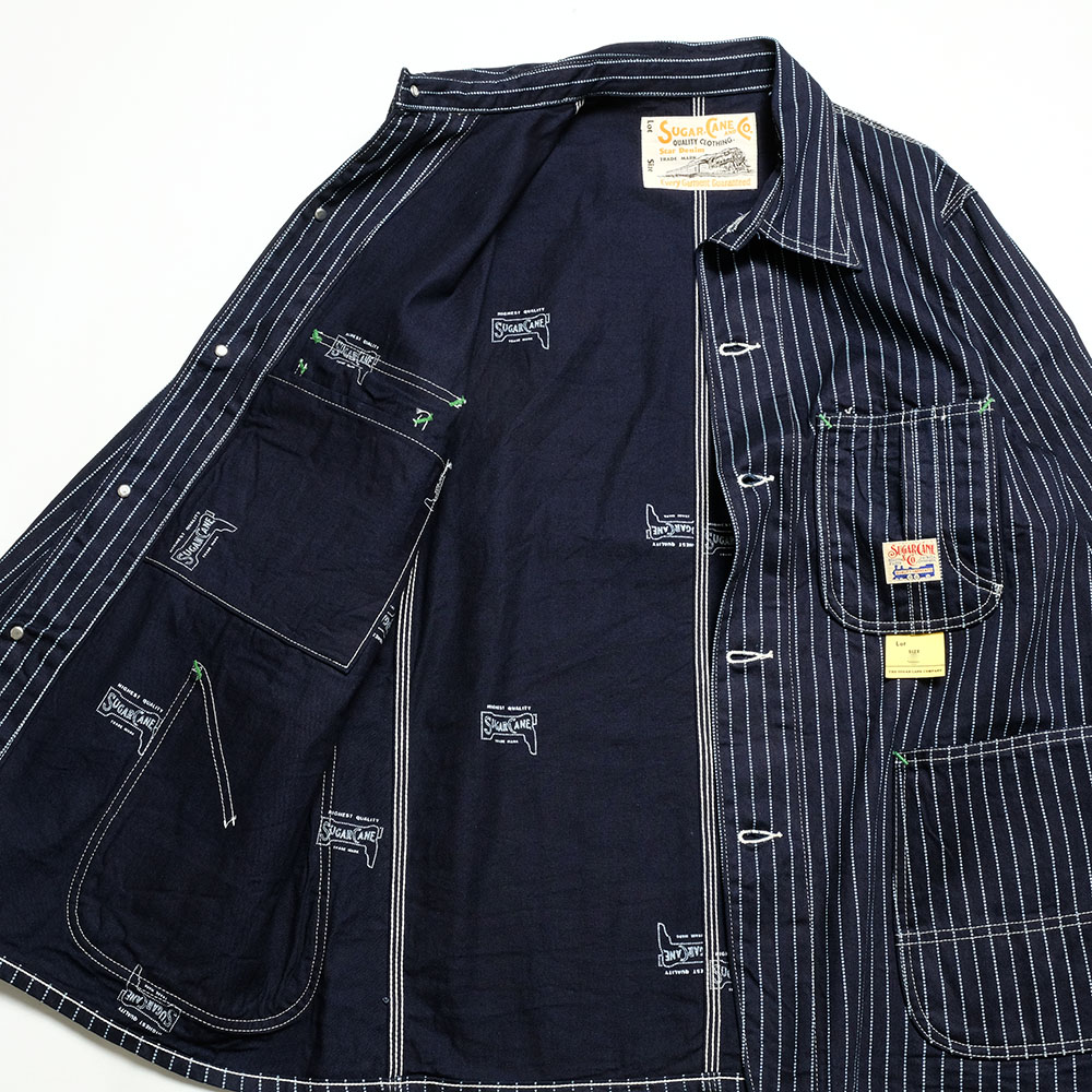 SUGAR CANE シュガーケーン SC15658 9oz. ウォバッシュ ストライプ