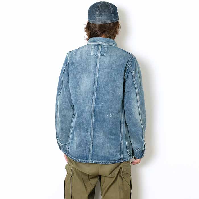 SUGAR CANE　シュガーケーン　カバーオール　チョアジャケット　サイズ38 SUGAR CANE シュガーケーン SC15708 11oz. ブルーデニム ワーク コート