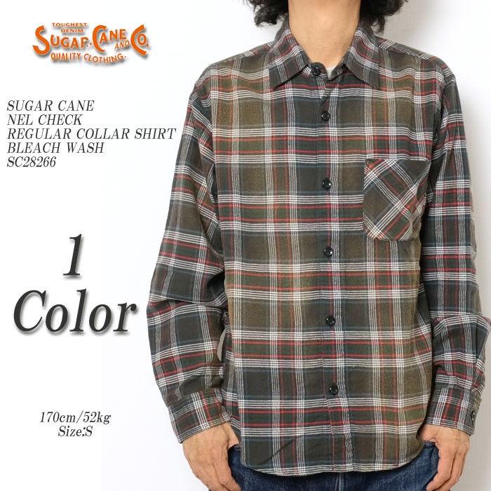 SUGAR CANE SUGARCANE（シュガーケーン） ネルチェック レギュラー