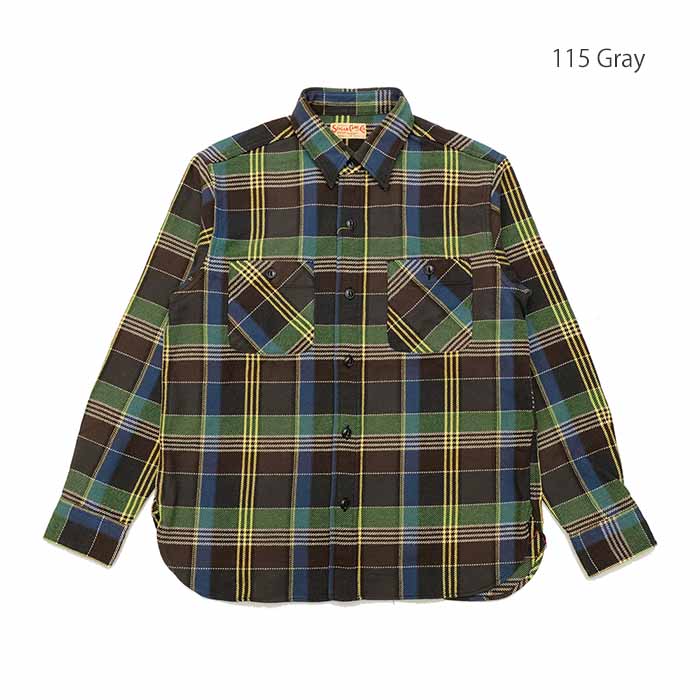 SUGAR CANE SUGARCANE（シュガーケーン）ツイルチェック 長袖