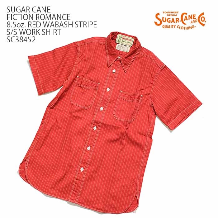 SUGAR CANE シュガーケーン SC38452 FICTION ROMANCE 8.5oz. レッド