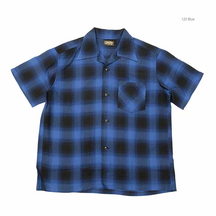 シュガーケーン SUGAR CANE SC39297 レーヨン オンブレーチェック 半袖オープンシャツ メンズ | ヒノヤ｜hinoya-ameyoko｜02
