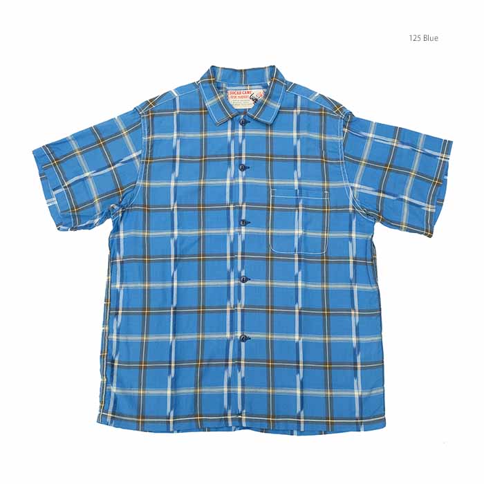 SUGAR CANE シュガーケーン SC39516 マドラスチェック オープンシャツ