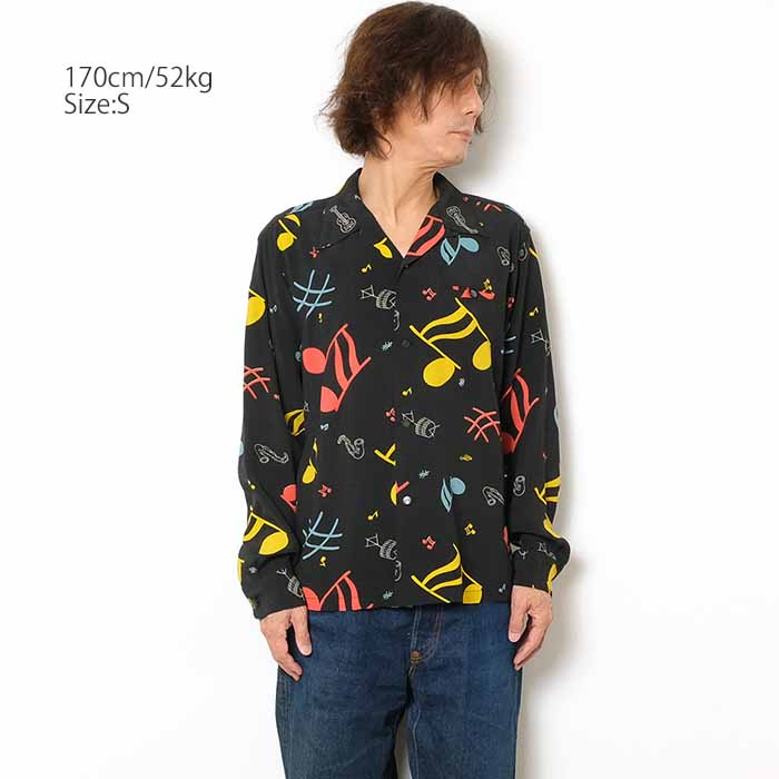 美品】スターオブハリウッド 半袖レーヨンシャツ ロックンロール