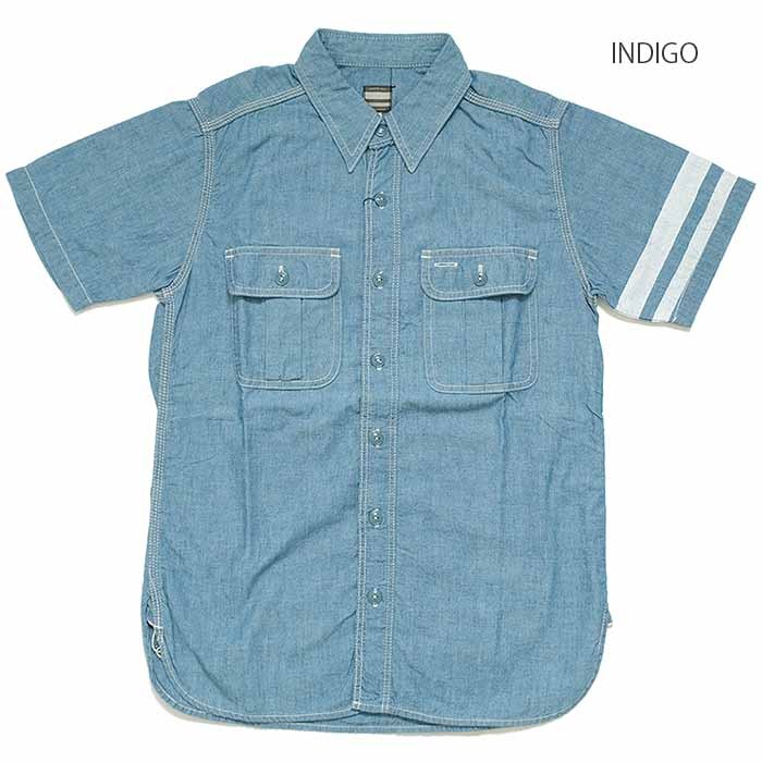 美品 桃太郎ジーンズ 半袖 シャンブレーシャツ お供柄 Lサイズ Yahoo!オークション -「桃太郎ジーンズ シャツ」(半袖) (シャツ