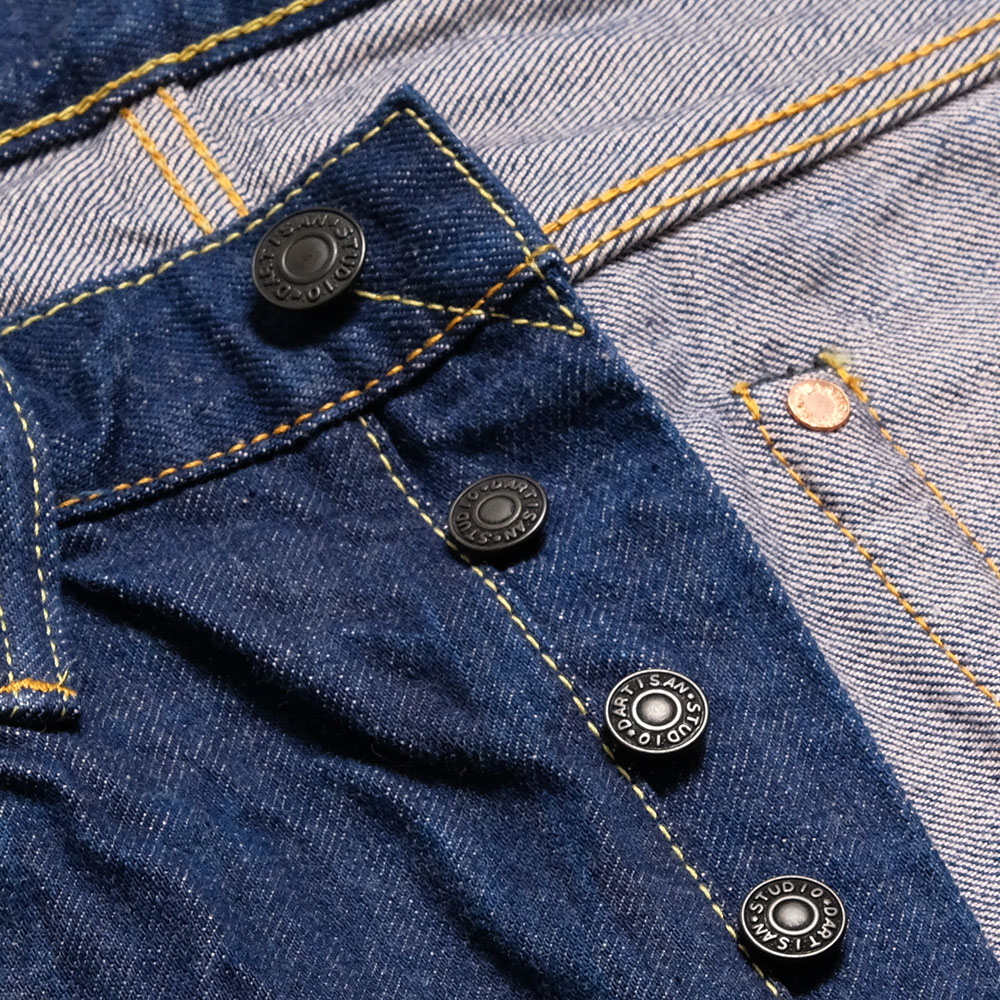 濃紺 Studio D'ARTISAN 15ozルーズストレートデニム 赤耳 STUDIO D'ARTISAN ステュディオ ダルチザン 通販 15ozルーズ