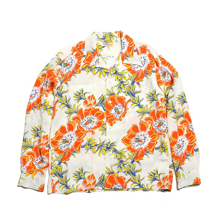 SUN SURF（サンサーフ） 長袖レーヨン ハワイアンシャツ “NIGHT BLOOMING CEREUS” SS28305 : ss28305 :  ヒノヤ - 通販 - Yahoo!ショッピング