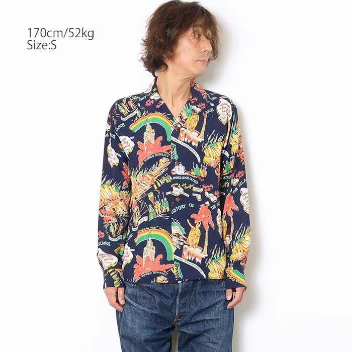 SUN SURF サンサーフ SS29003 アロハシャツ 長袖 ハワイアンシャツ 洋