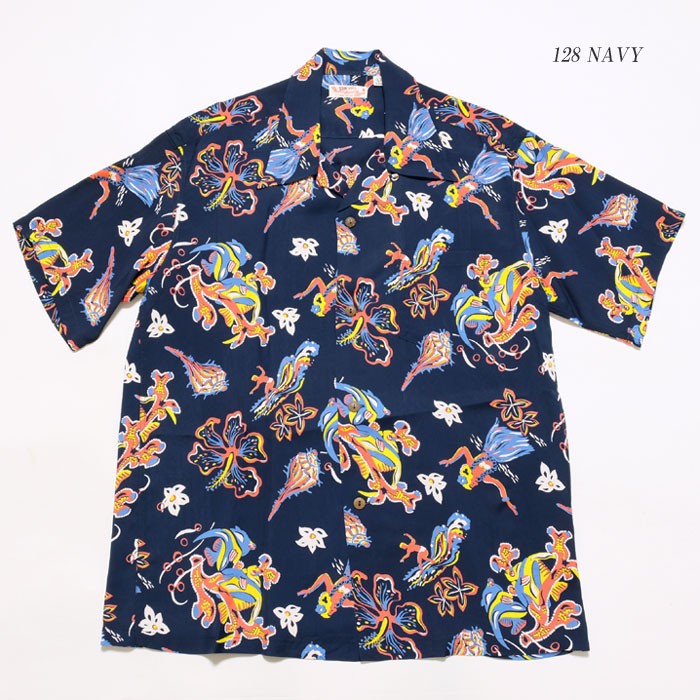 a*o様 サンサーフ　ハワイアンアロハシャツ 半袖　美品 SUN SURF SURF（サンサーフ） 半袖 レーヨン ハワイアンシャツ 