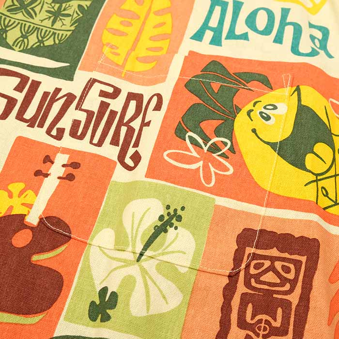 SUN SURF SURF（サンサーフ）by MOOKIE コットンリネン スラブ 半袖