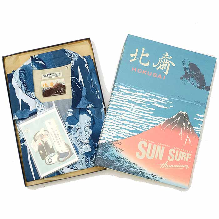 sun surf ×葛飾北斎 SPECIAL EDITION\"百物語\"　新品未使 レーヨンアロハシャツ SUN SURF×葛飾北斎 SPECIAL EDITION「百