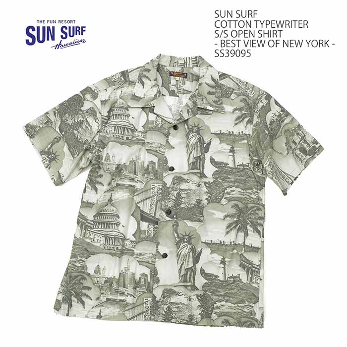 SUN SURF サンサーフ SS39095 アロハ ハワイアンシャツ コットン