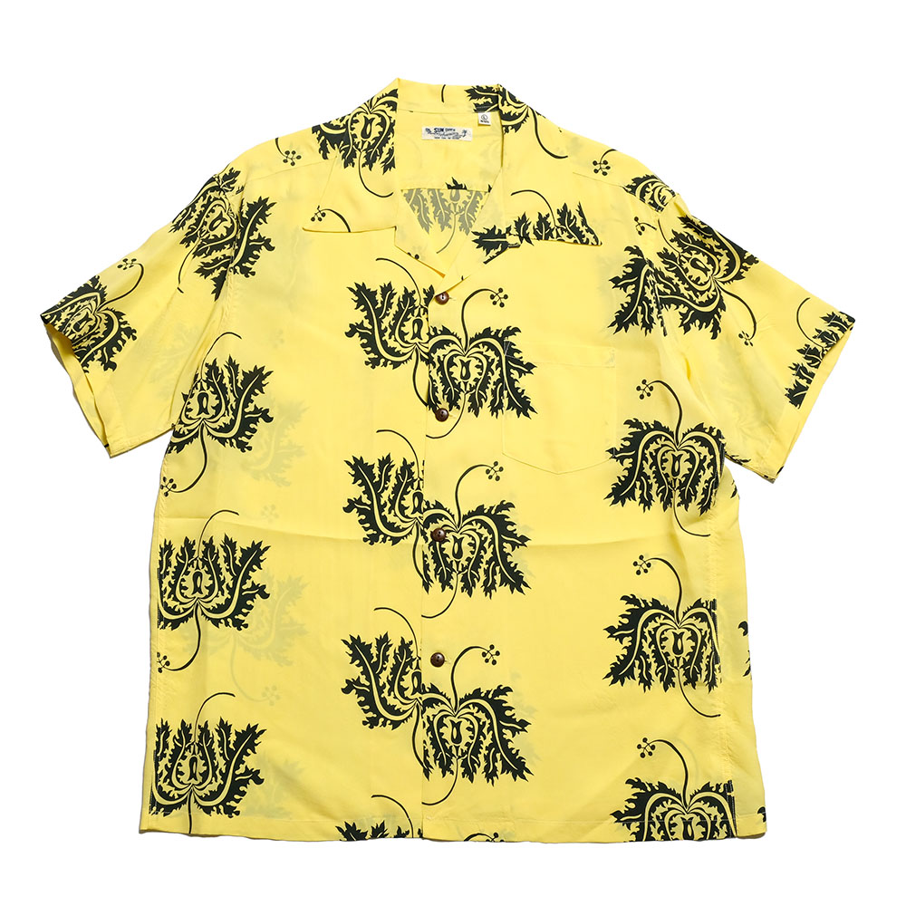 SUN SURF サンサーフ SS39412 半袖 レーヨン ハワイアンシャツ - CORAL