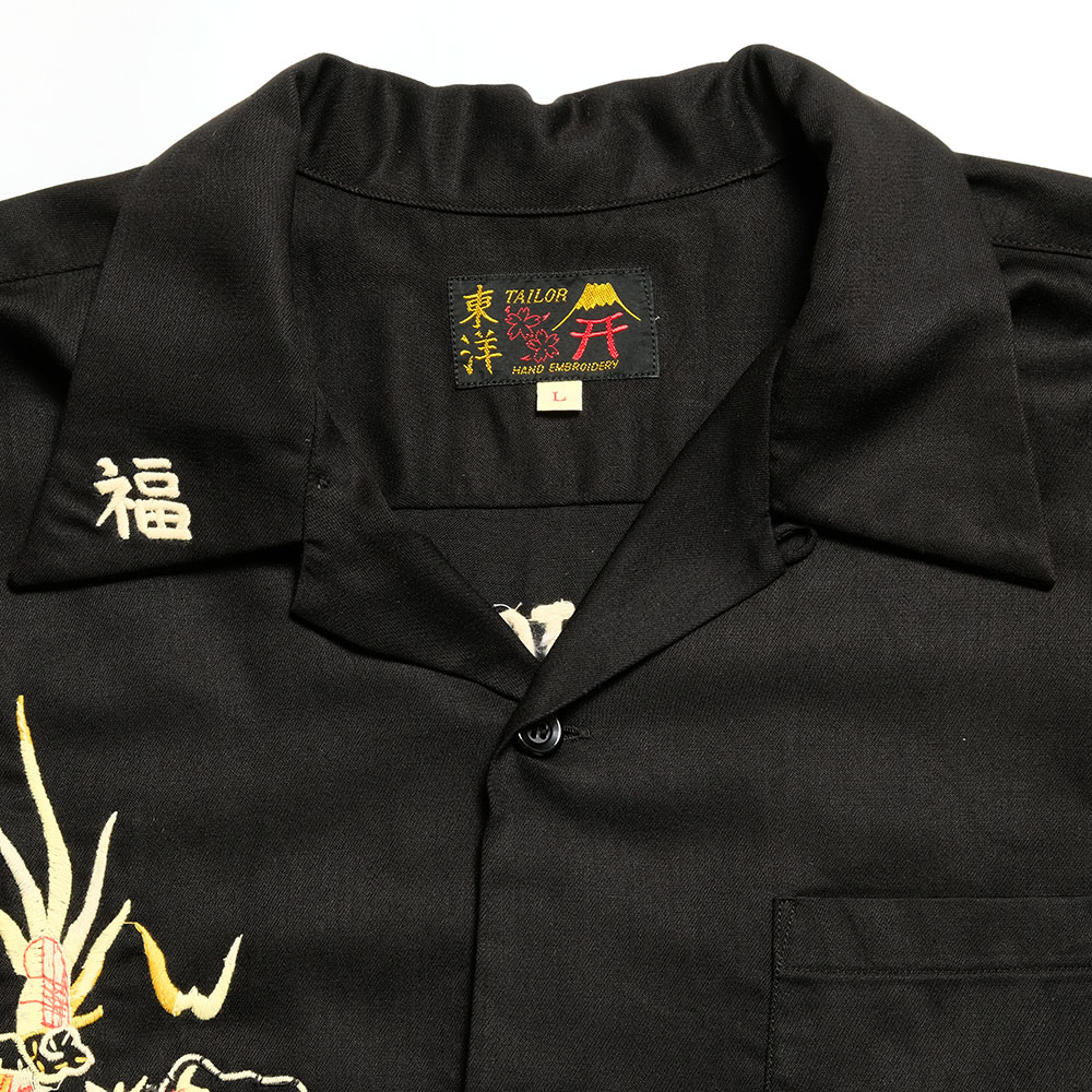 東洋　ベトナムシャツ　ベトシャツ　L TAILOR TOYO テーラー東洋 TT29334 レーヨン ベトナムシャツ