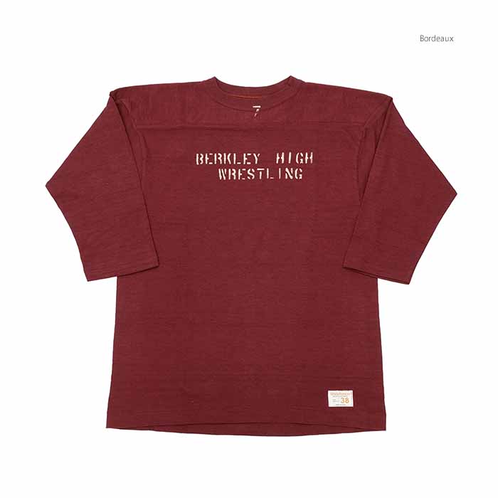 ウエアハウス WAREHOUSE WH-4063BER フットボール Ｔシャツ 7分袖 - BERKEY HIGH - メンズ | ヒノヤ