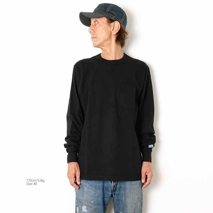 WHITESVILLE ホワイツビル WV68849 長袖ポケット Tシャツ メンズ