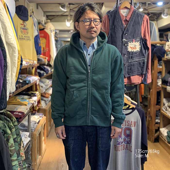 WHITESVILLE ホワイツビル WV69264 フルジッパー スウェットパーカー