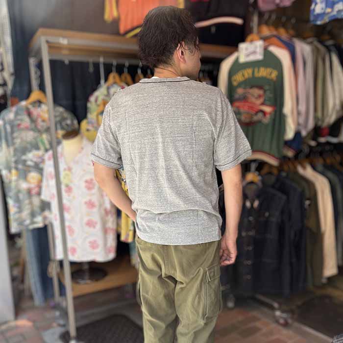 WHITESVILLE ホワイツビル WV79687 半袖 ヘンリーネックTシャツ