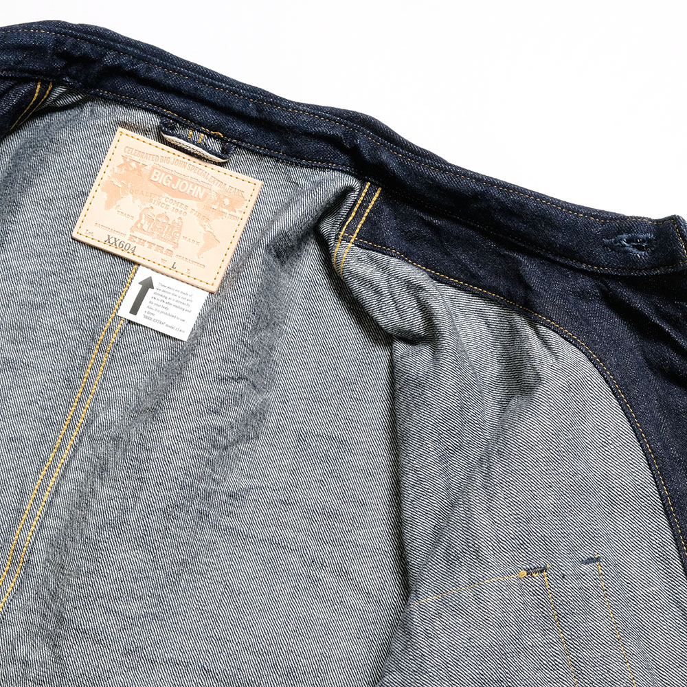 BIGJOHN ヘリンボーン デニム カバーオール L WOLVO XX604 (001)『XXXX-EXTRA』EXTRA DENIM COVERALL – BIG JOHN【公式