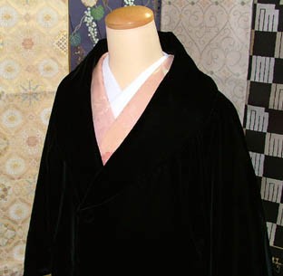 ベルベットコート 和装用 ロング丈 M/L（着物用防寒コート） : 京都