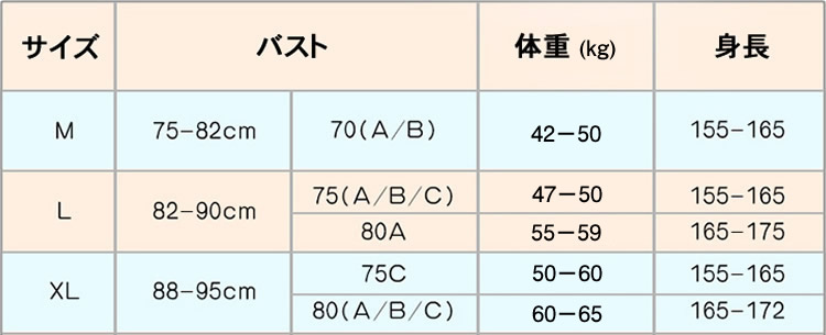 サイズ表