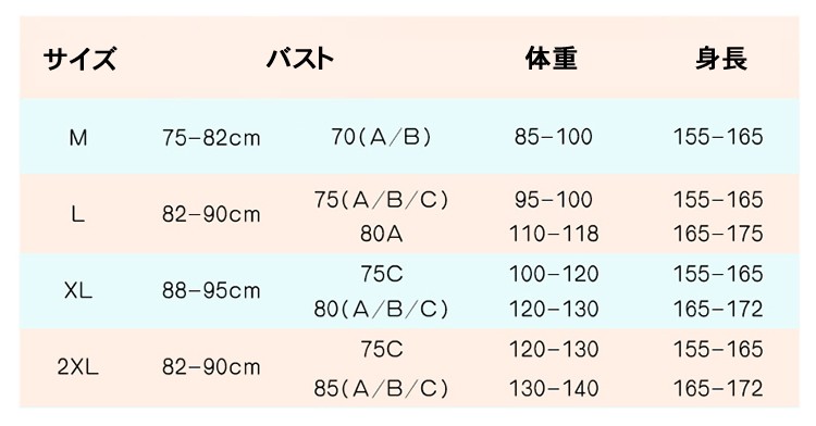 サイズ表